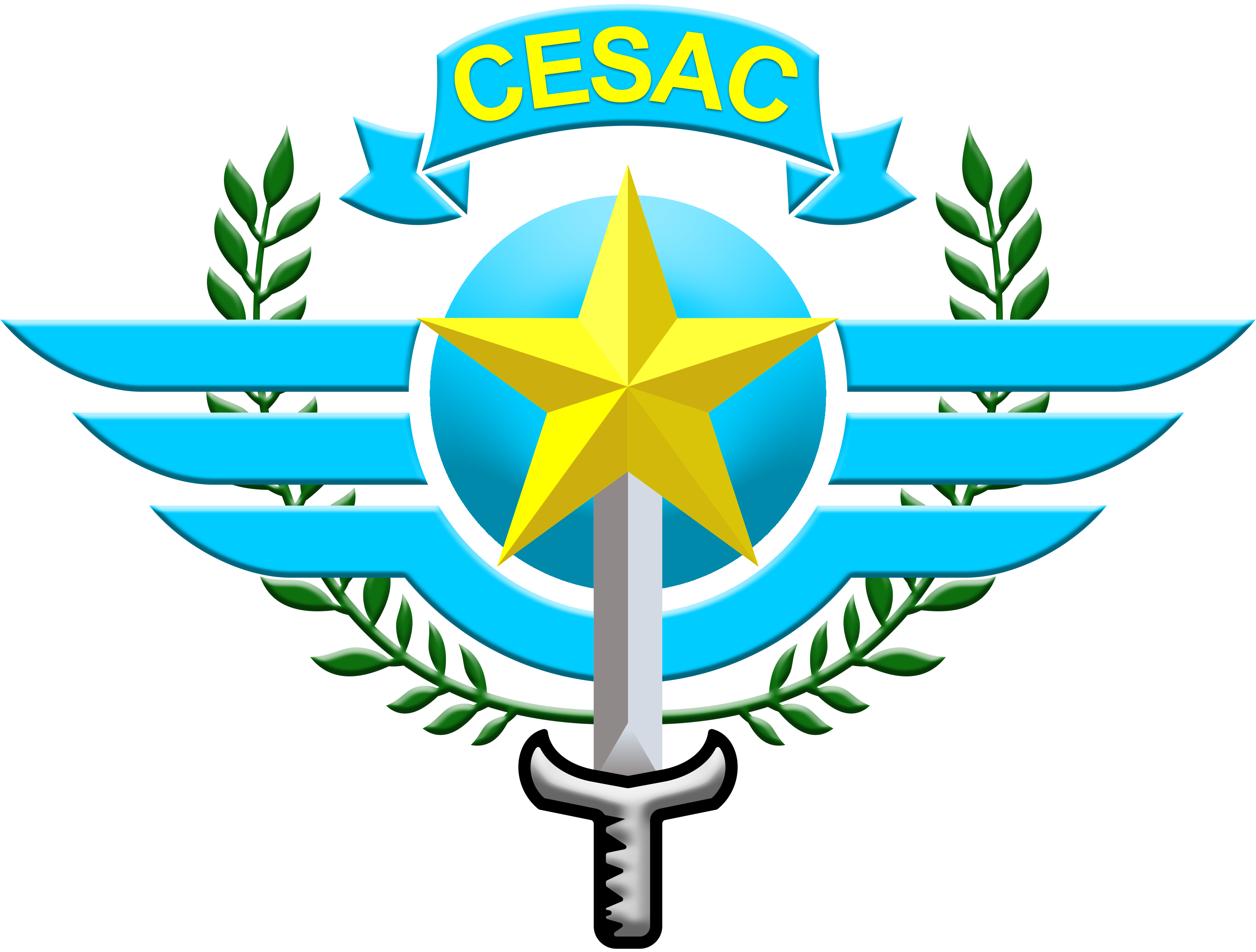 Logo Cuerpo Especializado en Seguridad Aeroportuaria y la Aviación Civil